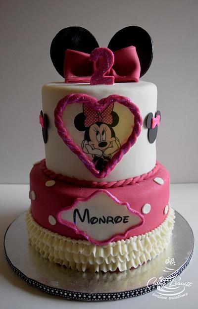 Monroe's Minnie Mouse Cake - Cake by Cathy Leavitt