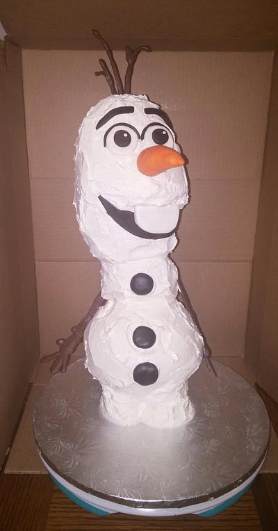 3D Olaf - Cake by m1bame