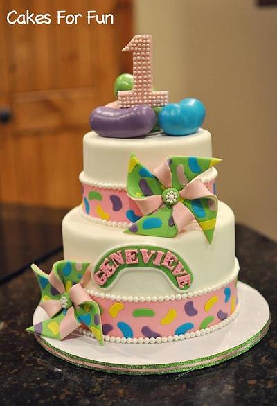 Jelly Bean Cake - Cake by Cakes For Fun