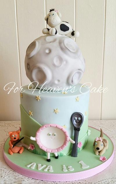 The Cow Jumped Over the Moon - Cake by Bobbie-Anne Wright (For Heaven's Cake)