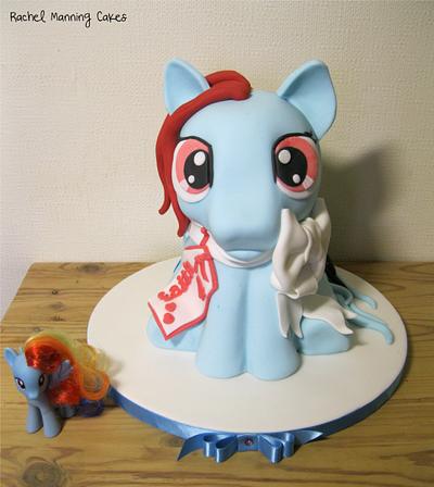 My Little Pony Rainbow Dash Cake - Cake by Rachel Manning Cakes