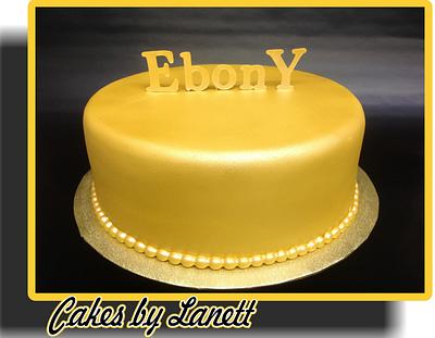 The Golden Cake - Cake by Lanett