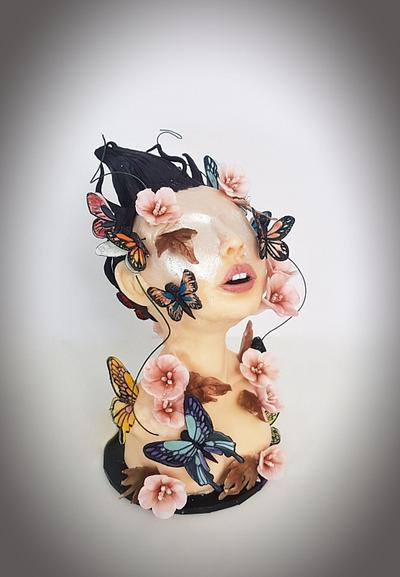 Faceless-The Flutter Collaboration - Cake by Julie Manundo 
