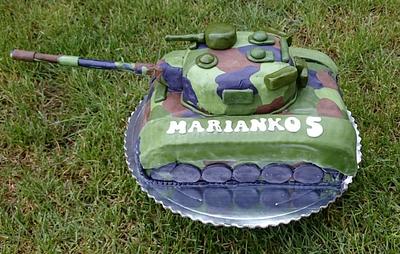 Tank cake - Cake by AndyCake