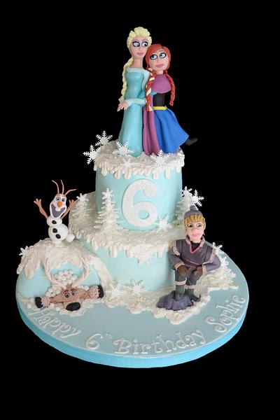 Frozen Friends - Cake by cakemomma1979