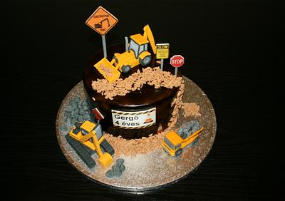Construction zone - Cake by Rozy