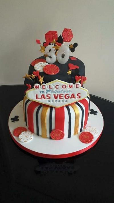 Vegas 30th - Cake by Chloes Cake Creations