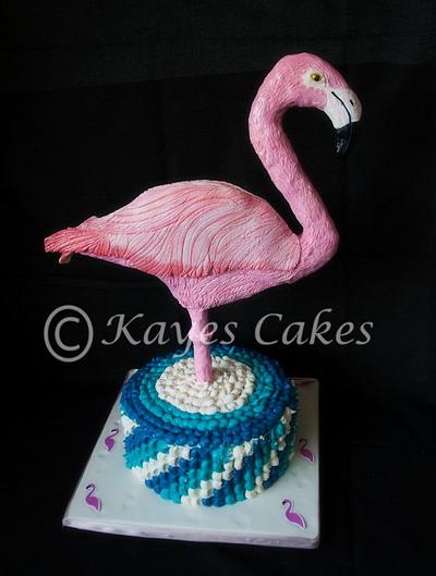 Fleur the Flamingo - Cake by Kaye