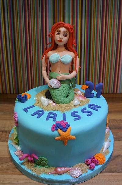 mermaid cake - Cake by Coppice Cakes