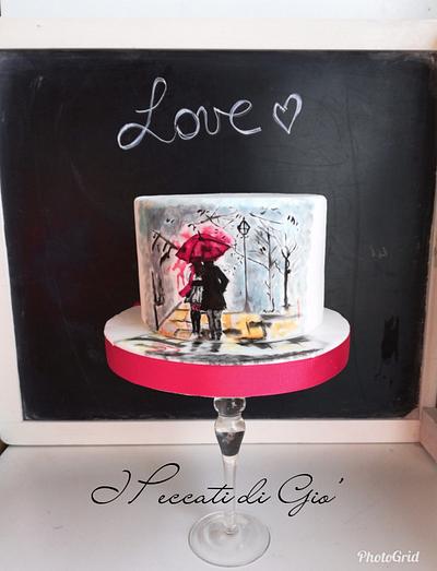 Love is in the air - Cake by Giovanna Hernandez