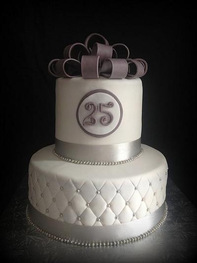 25th Anniversary - Cake by Jennifer Jeffrey