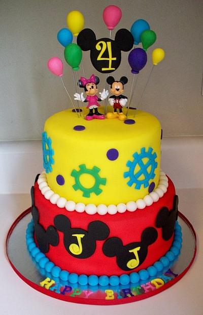 Mickey Mouse Birthday Cake - Cake by Kimberly Cerimele