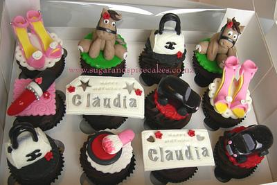 Girlfriend's Favourite things cupcakes - Cake by Mel_SugarandSpiceCakes