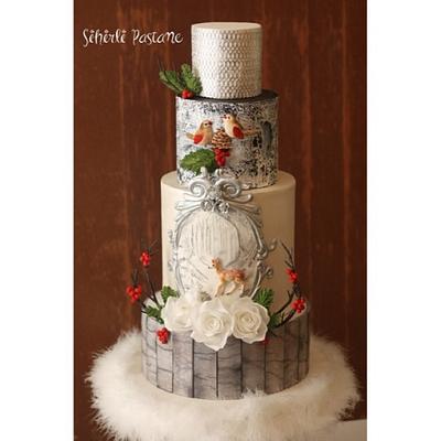 Winter Wedding Cake  - Cake by Sihirli Pastane