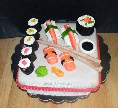 Sushi Anyone? - Cake by Sweets By Monica
