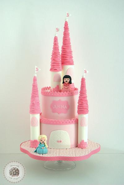 Castle princes pink - Mericakes Cake Designer  - Cake by Mericakes