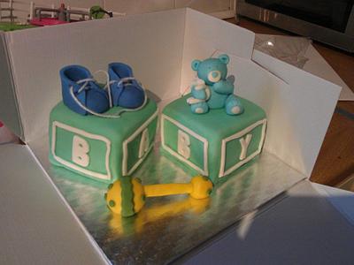 baby shower cake - Cake by claire832