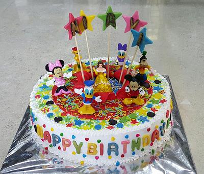 Disneythemed birthday cake - Cake by sonali