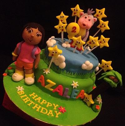 Dora the Explorer - Cake by emilylek