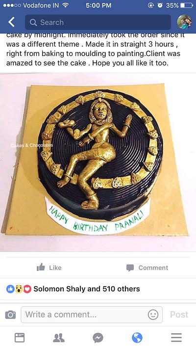 Bharatnatyam cake  - Cake by Cakes & Chocolates 