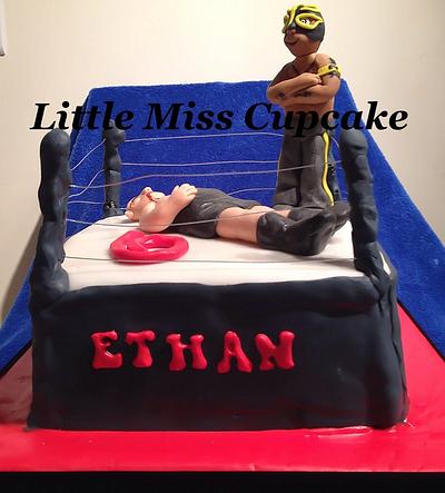Wrestling cake - Cake by Jenna