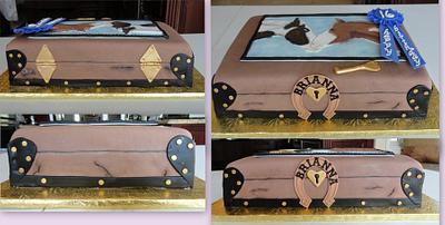 Keepsake Box Cake for a Sweet 16 - Cake by Cake Creations by ME - Mayra Estrada