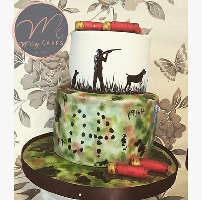 Hunting theme  - Cake by Missyclairescakes