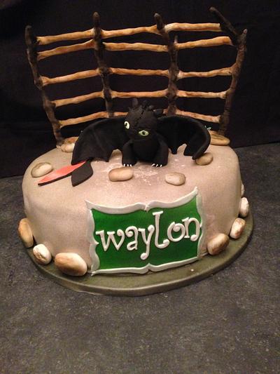 How to train your dragon - Cake by priscilla-patisserie
