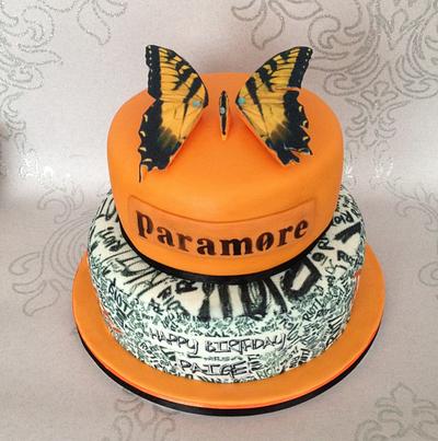 Paramore  cake  - Cake by silversparkle