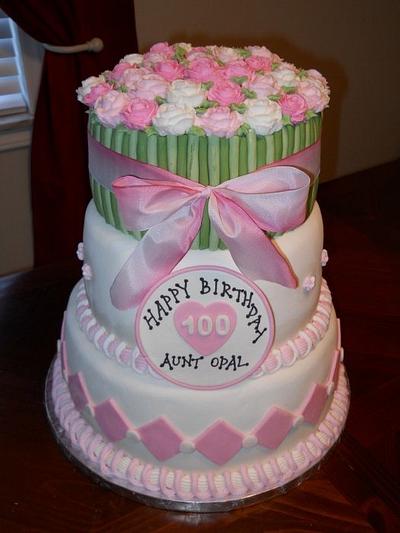 100th Birthday Cake - Cake by Jennifer Leonard