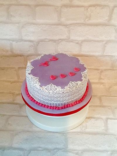 Love doves  - Cake by Tania's Delights