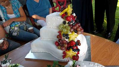wedding cake - Cake by dorianna