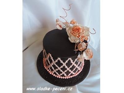 Chocolate birthday cake - Cake by Zdenka Michnova