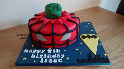 Superhero - Cake by Kerri's Cakes