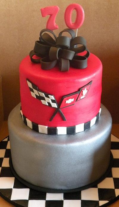 Corvette 70th birthday - Cake by Dani Johnson