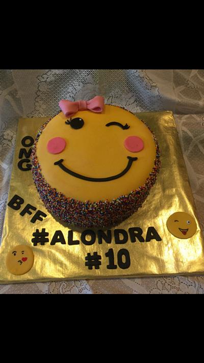Emoji for Alondra - Cake by Julia 