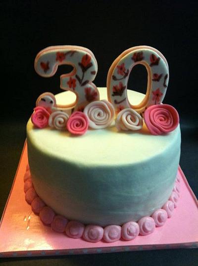 30th Birthday cake - Cake by Heather Britton Collins