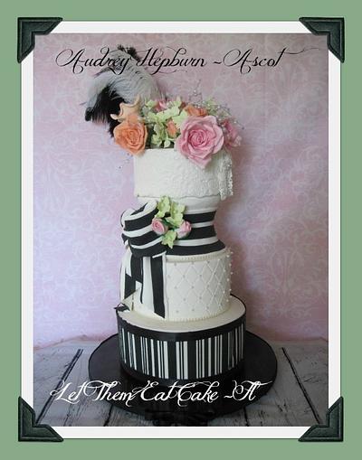 Audrey Hepburn cake collaboration - cpc group - Cake by Claire North