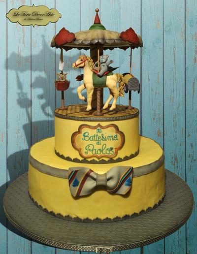 Carousel Cake  - Cake by Adelina Baicu Cake Artist