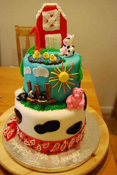 Farm Cake - Cake by HeatherW