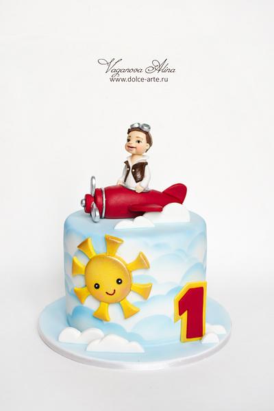 baby pilot cake - Cake by Alina Vaganova