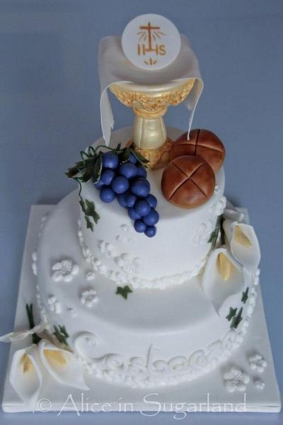 First communion cake - Cake by Chicca D'Errico
