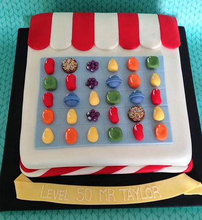 Candy Crush - Cake by Lesley Southam