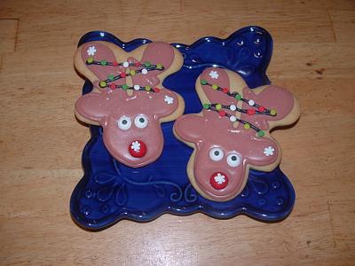 Reindeer Cookies - Cake by Jennifer C.