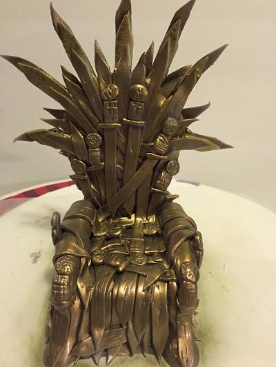 Game of thrones-throne - Cake by Danielle Crawford