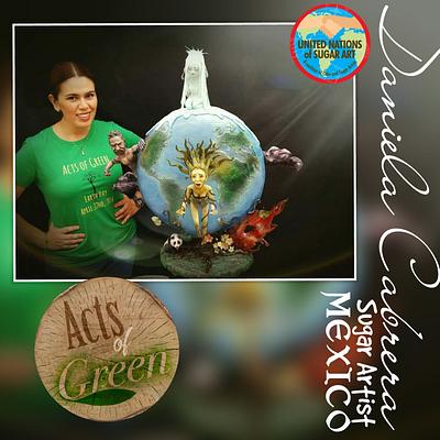 Acts of Green Collab  - Cake by daniela cabrera 