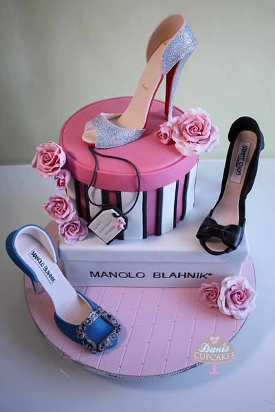 High Heel Shoe Manolo Blahnik, Louboutin, Jimmy Choo Cake  - Cake by Danis Cupcakes
