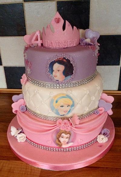 Disney princess cake - Cake by silversparkle