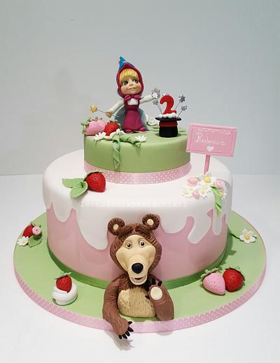 Masha and the bear  - Cake by leccalecca