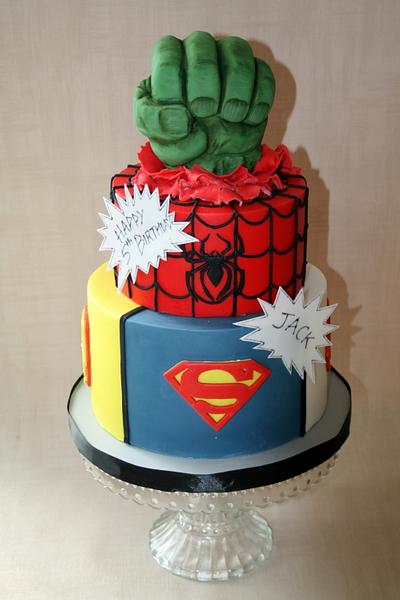 Avengers super's  - Cake by Alison Lee